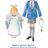 Recordatorio Comunión niño del Colegio Retamar “Curro 3R”