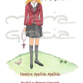 Recordatorio Comunión niña del Colegio Alegra “Gimena 1R”