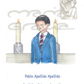 Recordatorio Comunión niño “Pablo 1R”