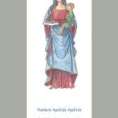 Marcapáginas Comunión Virgen Montealto