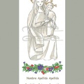 Marcapáginas Comunión Virgen “Virgen de Piedra 3M”