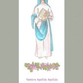 Marcapáginas comunión Virgen Mater Salvatoris