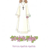 Recordatorio Comunión niña Túnica “Patricia”