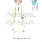 Recordatorio Comunión “Pilar 2r” Mater Salvatoris